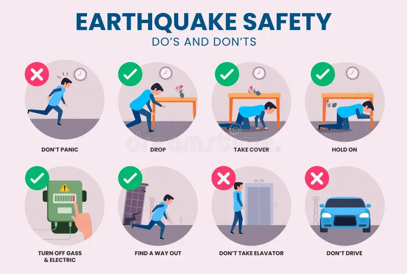 When an earthquake strikes, 'awareness' is the key to emergency response